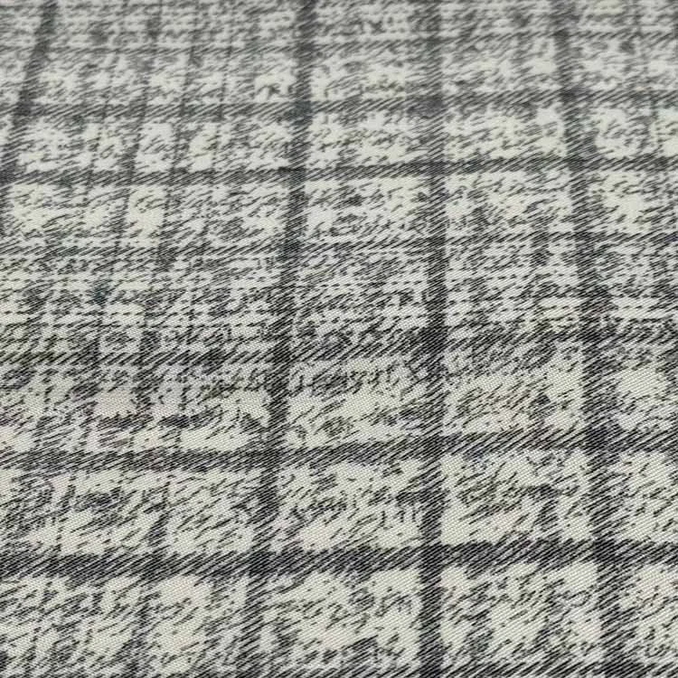 Twill Silk And Wool Satin Blended Fabric